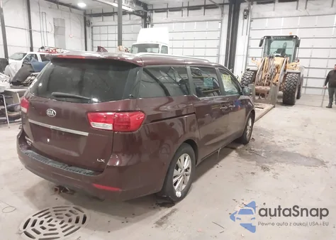 2017 Kia Sedona Lx из США, поврежденный, VIN KNDMB5C1XH6324210